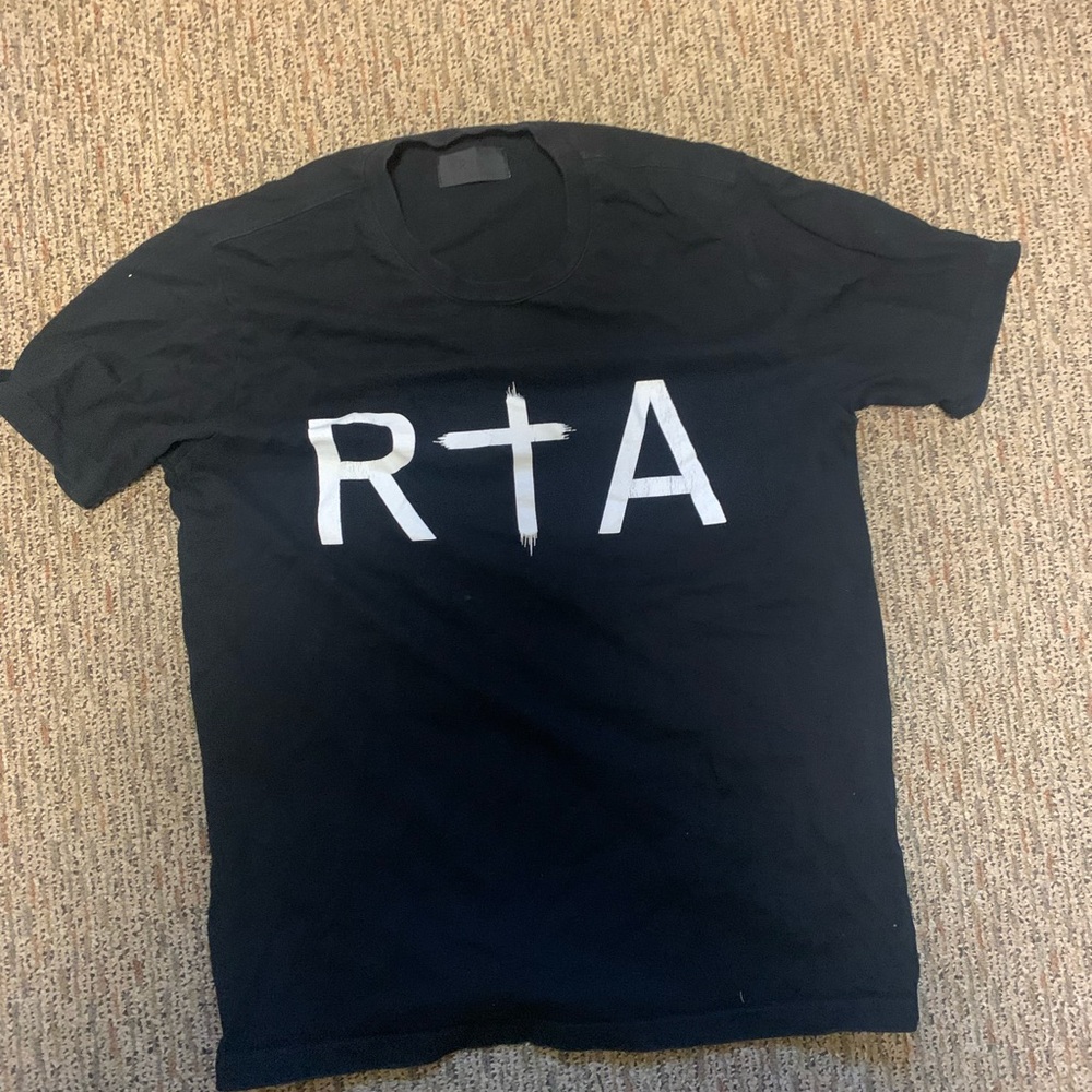 RtA Black and White Logo Tee